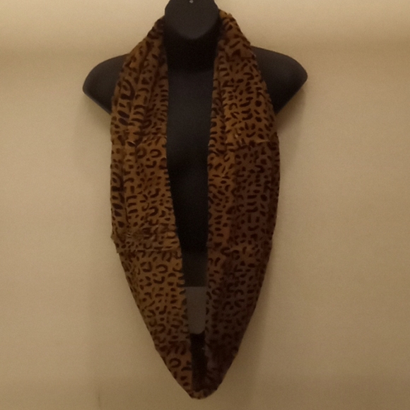 Leopard Minky Infinity Scarf - Picture 3 of 15
